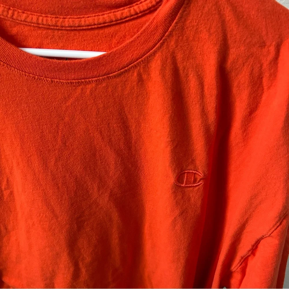 🌿 Champion Men's Bright Orange Tee - Picture 2 of 4